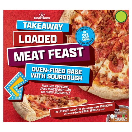 Morrisons Takeaway Classic Crust Meat Feast Pizza 