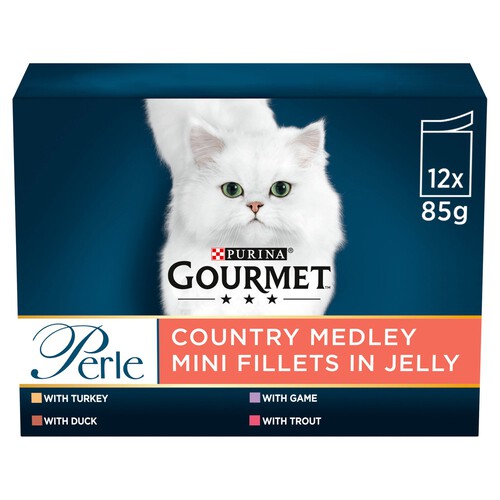 Gourmet Perle Country Medley in Jelly Wet Cat Food