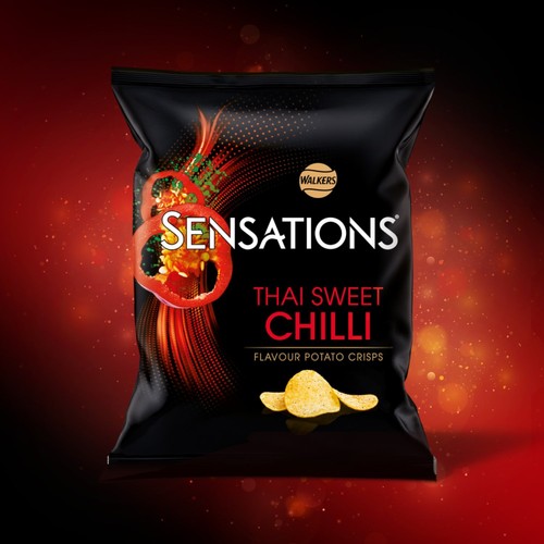 Walkers Sensations Thai Sweet Chilli Grab Bag Crisps