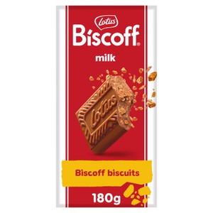 Milk Chocolate with Biscoff Crumbs 180g