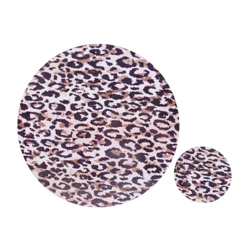 Nutmeg Leopard Print Placemats & Coasters