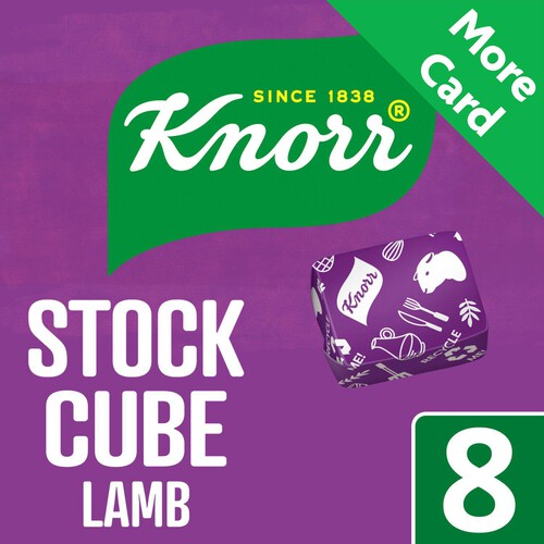 Knorr Stock Cubes 8 x 10g Box Lamb 