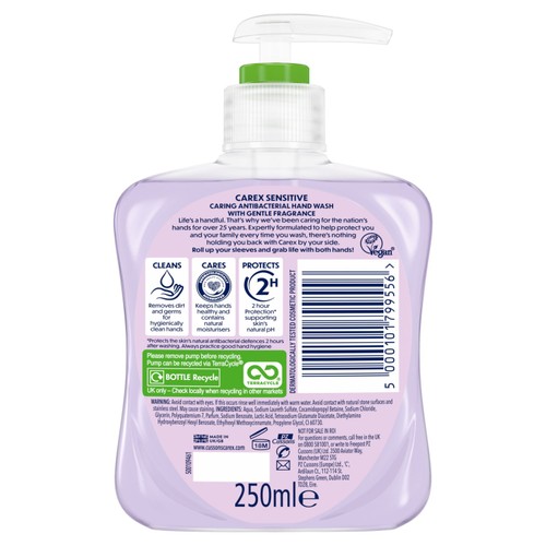 Carex Antibacterial Sensitive Handwash