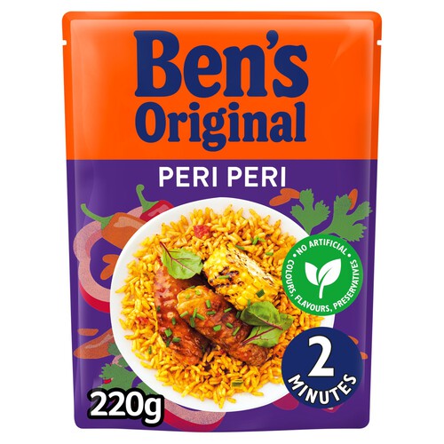 Bens Original Peri Peri Microwave Rice 