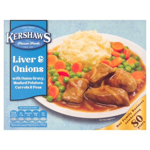 Kershaws homestyle liver onions