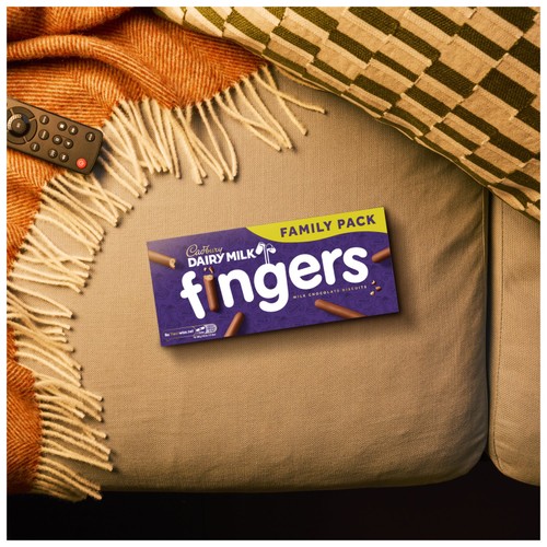 Cadbury Dairy Milk Fingers Milk Chocolate Covered Biscuits