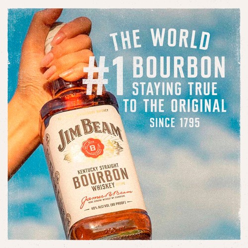 Jim Beam Kentucky Straight Bourbon Whiskey 