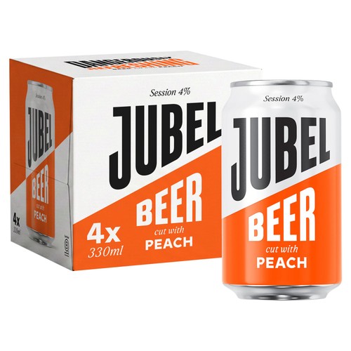Jubel Peach 4 x 330ml