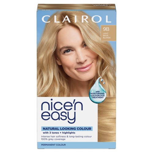 Clairol Nice n Easy Creme Permanent Hair Dye - 9b Light Beige Blonde