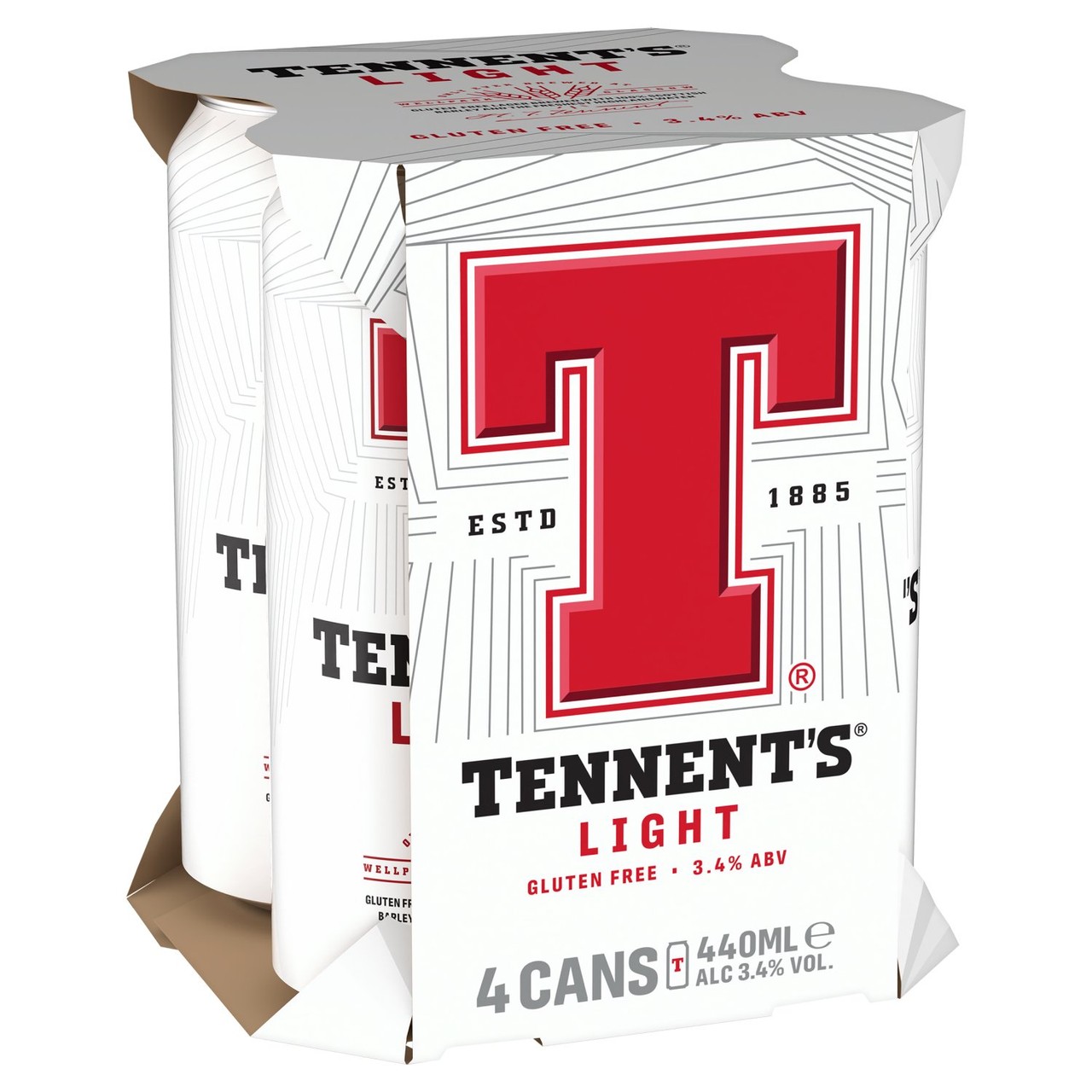 Tennent's Light Lager 4x440ml