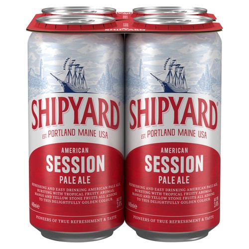Shipyard Session APA Ale Beer Cans 4x440ml
