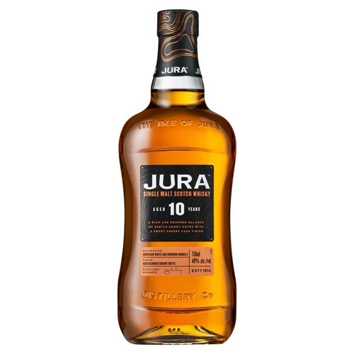 Jura Aged 10 Years Single Malt Scotch Whisky (Abv 40%)