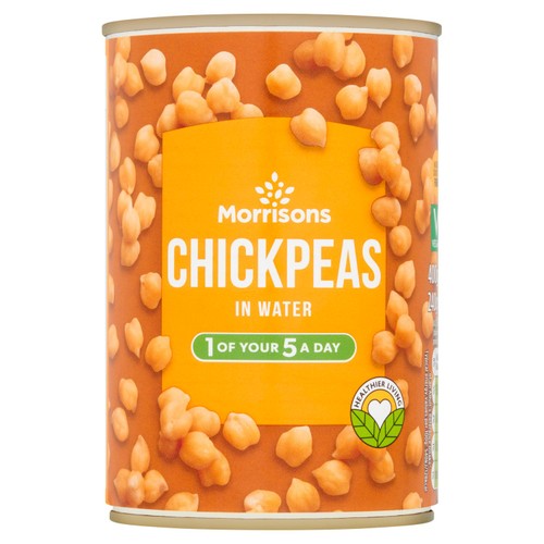 Morrisons chickpeas in water