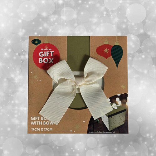 Morrisons Foldable Gift Box With Bow Medium