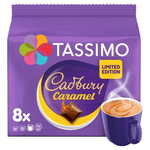 Tassimo Cadbury Caramel Hot Chocolate Pods x8