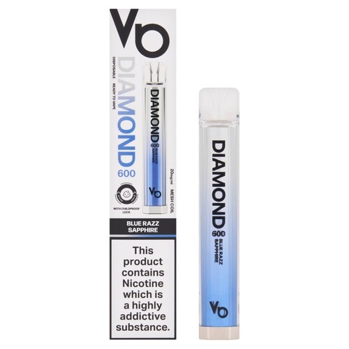 Vapes Bars Diamond Blue Razz Sapphire 20mg