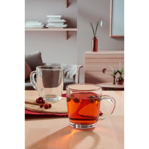 Morrisons Glass Tea Mug