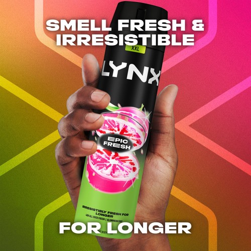 Lynx Epic Fresh Grapefruit & Pineapple Scent Body Spray For Men 250ml