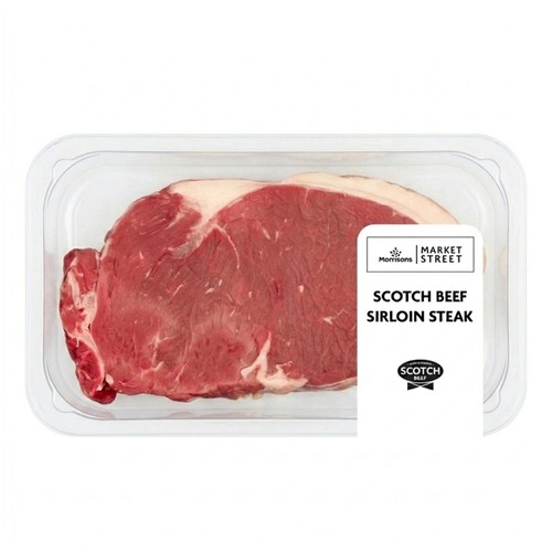Morrisons scotch sirloin steak