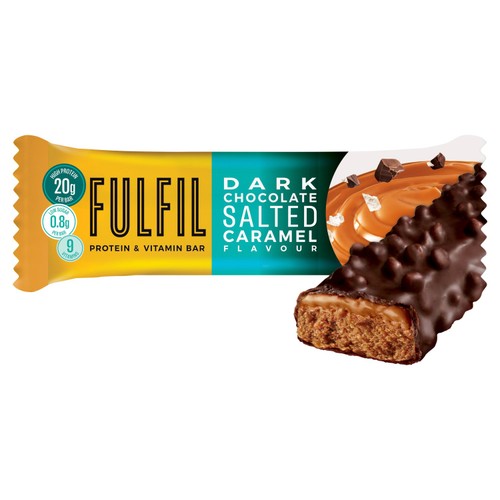 Fulfil Protein + Vitamin Bar Dark Chocolate Salted Caramel