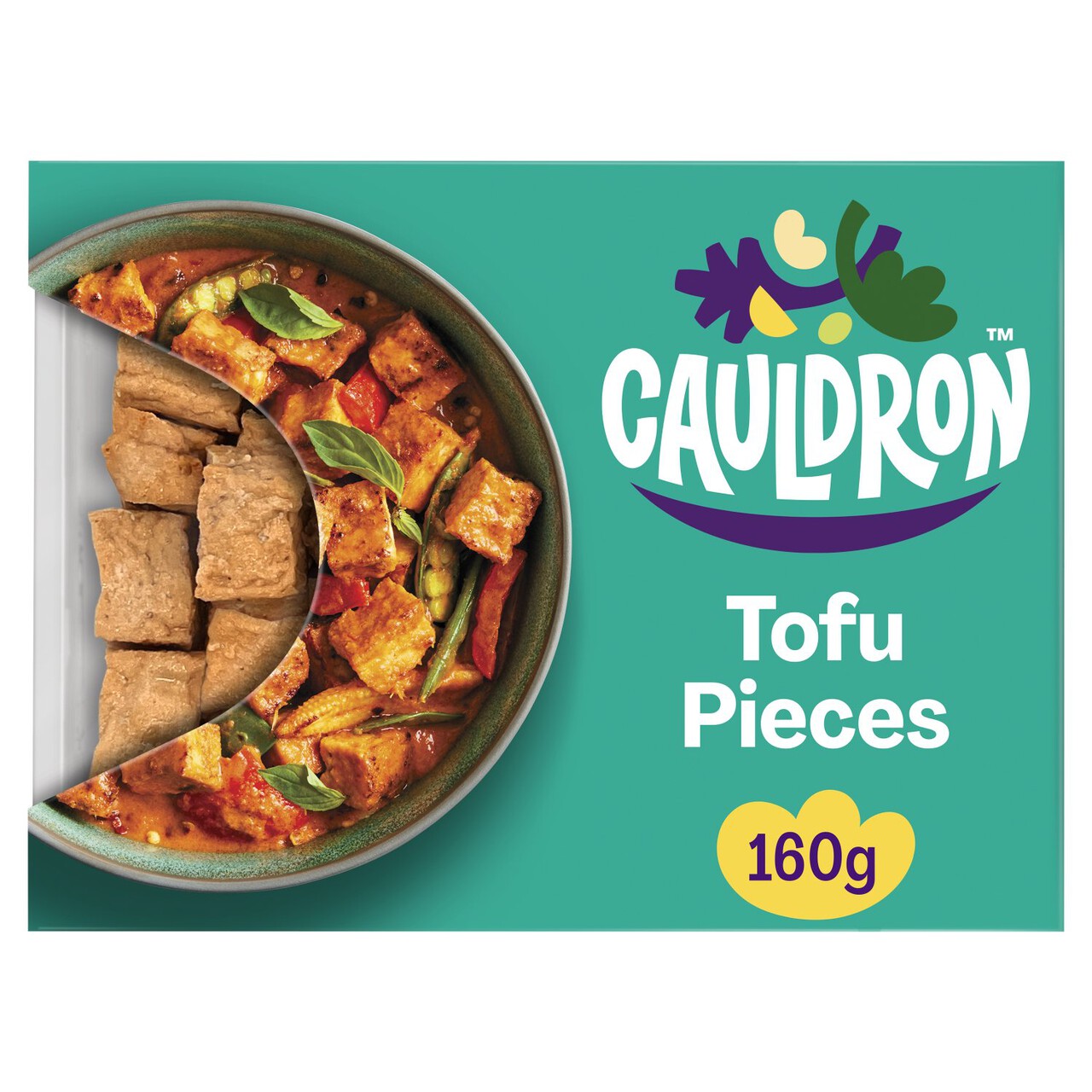 Cauldron Plain Tofu Pieces 160g
