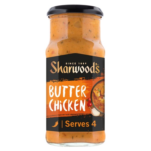 Sharwood's Indian Butter Chicken Mild Curry Cooking Sauce 420g
