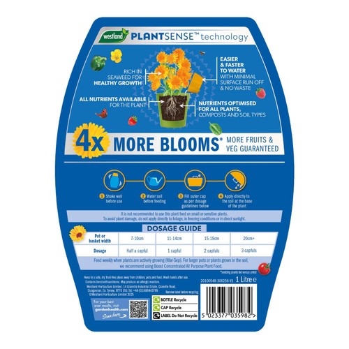 Westland Boost Al Purpose Liquid Plant Food Pour & Feed