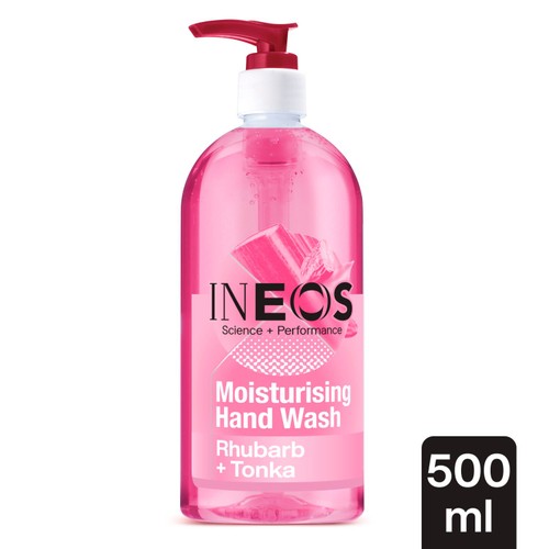 Ineos Moisturising Hand Wash Rhubarb & Tonka 
