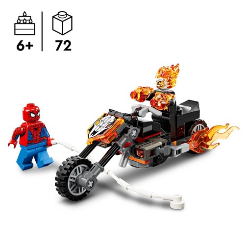 Lego Super Heroes Marvel Spider-Man Vs. Ghost Rider Motorcycle 76335