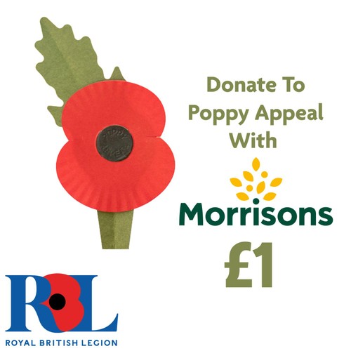 Donate £1 To The Royal British Legion's Poppy Appeal