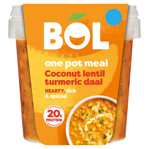 Bol One Pot Meal Creamy Coconut Turmeric Daal 