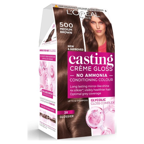 L'Oréal Paris L'Oreal Paris Casting Creme Gloss Light Brown 500 Semi-Permanent Hair Dye