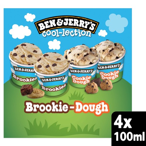 Ben & Jerrys brookie dough ice cream