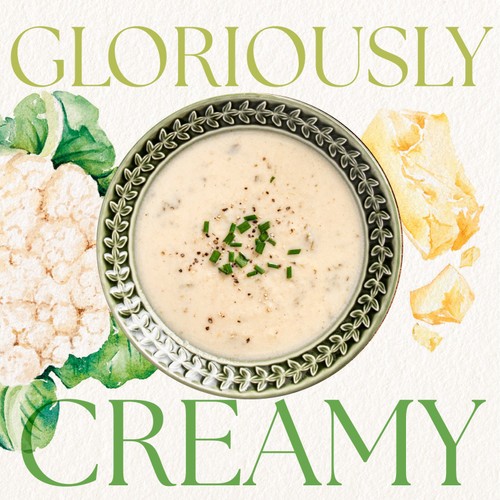 Yorkshire Provender Cauliflower & Kale Soup 560G