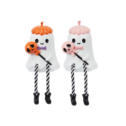 Morrisons Halloween Shelf Sitters Ghost/Pumpkin Assorted