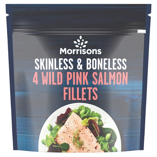  Morrisons 4 Wild Pink Salmon Fillets