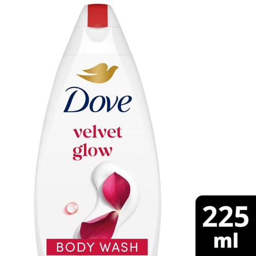 Dove Velvet Glow Body Wash Shower Gel 225ml
