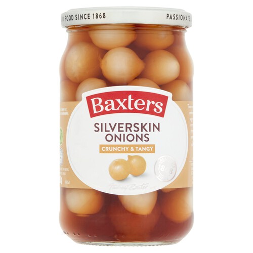 Baxters Silverskin Onions Crunchy & Tangy (440g)