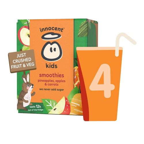 Innocent Smoothies Kids Pineapples, Apples & Carrots