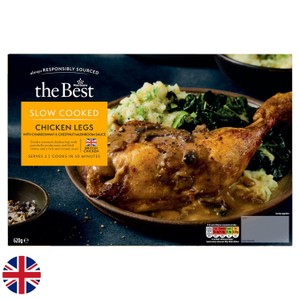 Morrisons The Best Chicken Legs with Chardonnay & Mushroom Sauce 620g