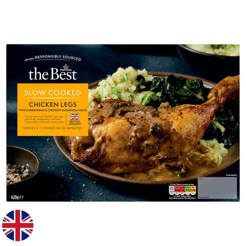 Morrisons The Best Chicken Legs Chardonnay & Mushroom Sauce 620g