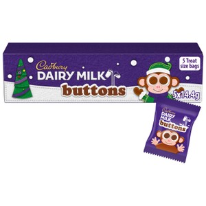 Dairy Milk Christmas Chocolate Buttons Tube 72g