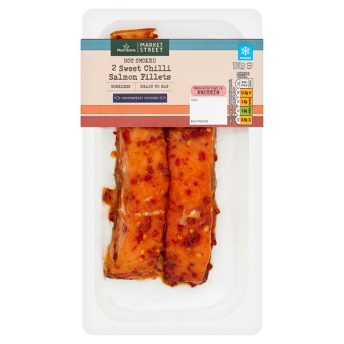Morrisons hot smoked sweet chilli salmon fillet