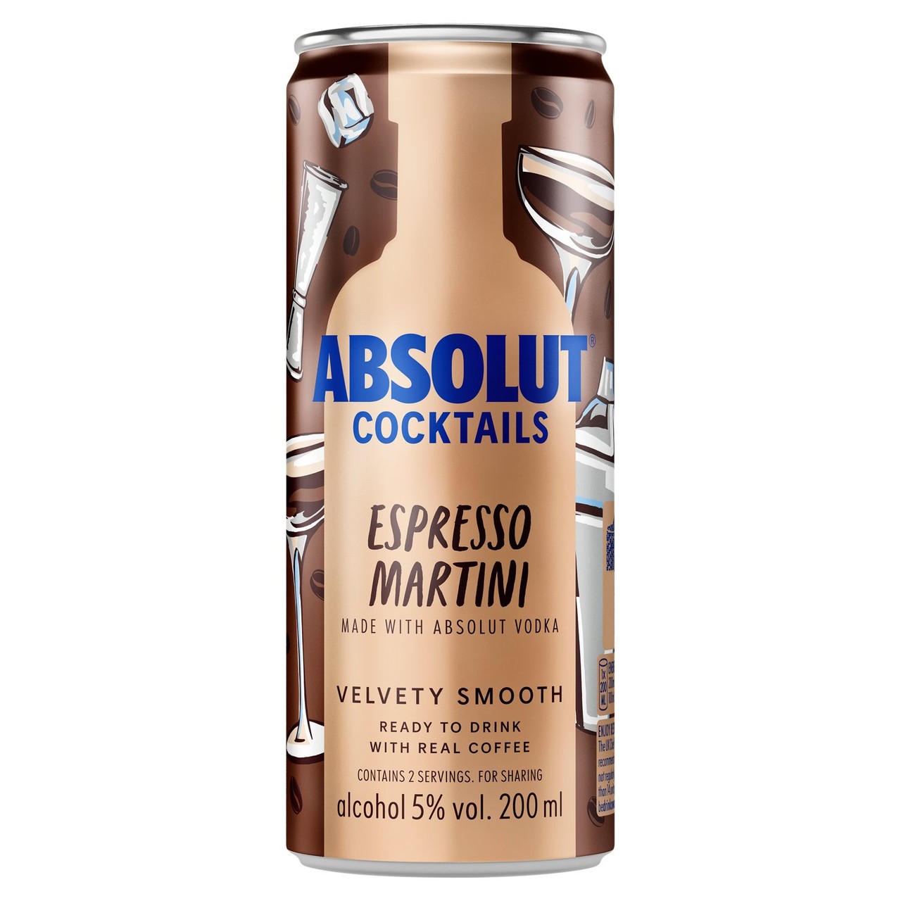 Absolut Vodka Espresso Martini 250ml