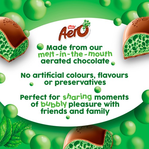 Aero Peppermint Mint Chocolate Sharing Bar 90g