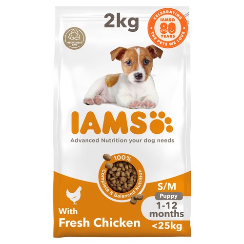 Iams For Vitality Puppy 1 - 12 Months With Fresh Chicken