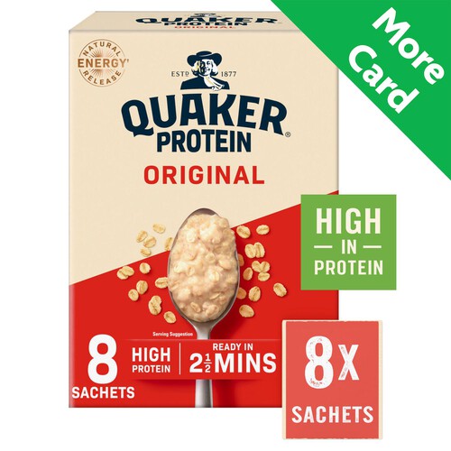 Quaker Oat So Simple Protein Original Porridge Sachets