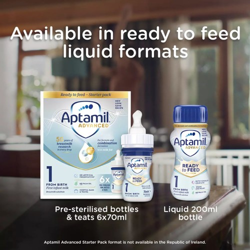Aptamil Advanced 1 First Infant Baby Milk Formula Powder From Birth