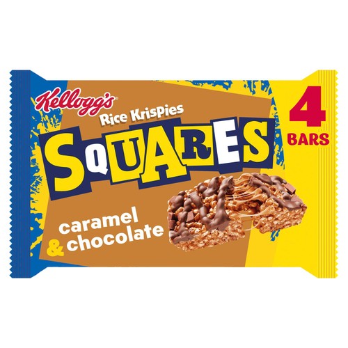 Kellogg's Rice Krispies Squares Curious Caramel & Chocolate Snack Bars