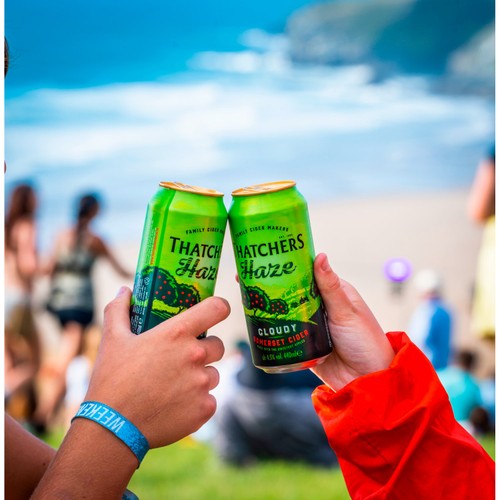 Thatchers Somerset Haze Cider Cans 4x440ml